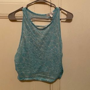 Size small Delias blue crop top